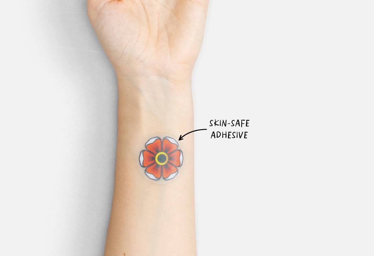 Custom Temporary Tattoo Stickers, Temp Tattoos
